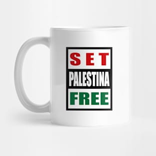 Set Palestine Free Mug